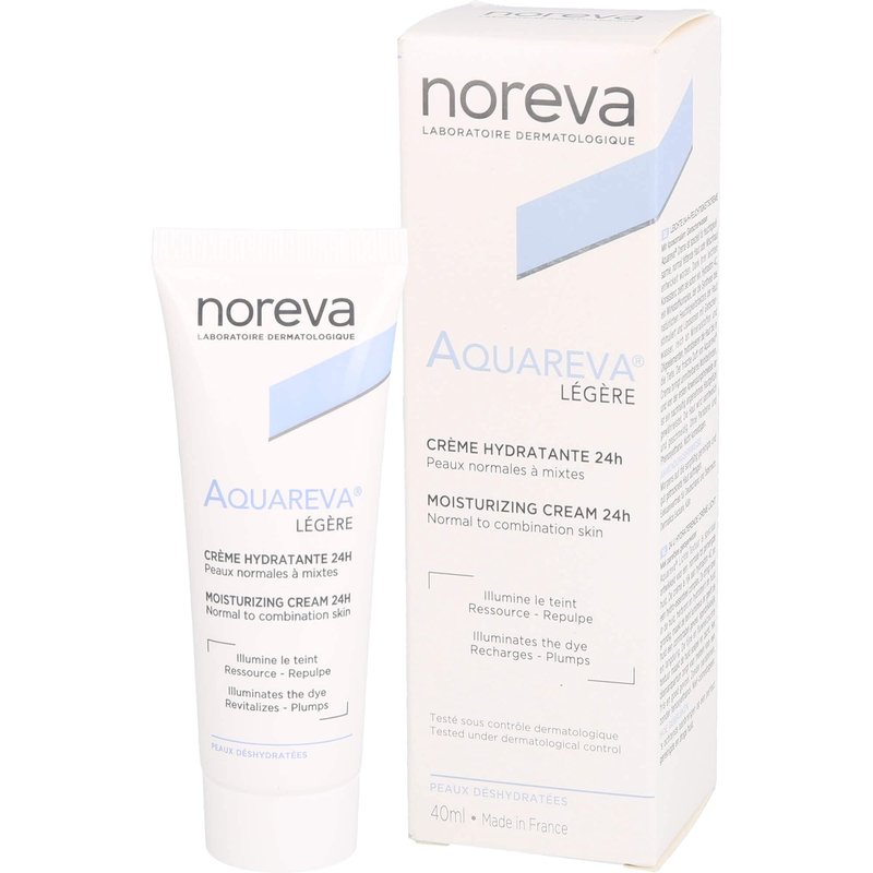 NOREVA LED AQUAREVA Créme Hydratante 24h Texture Légère (40 ml)