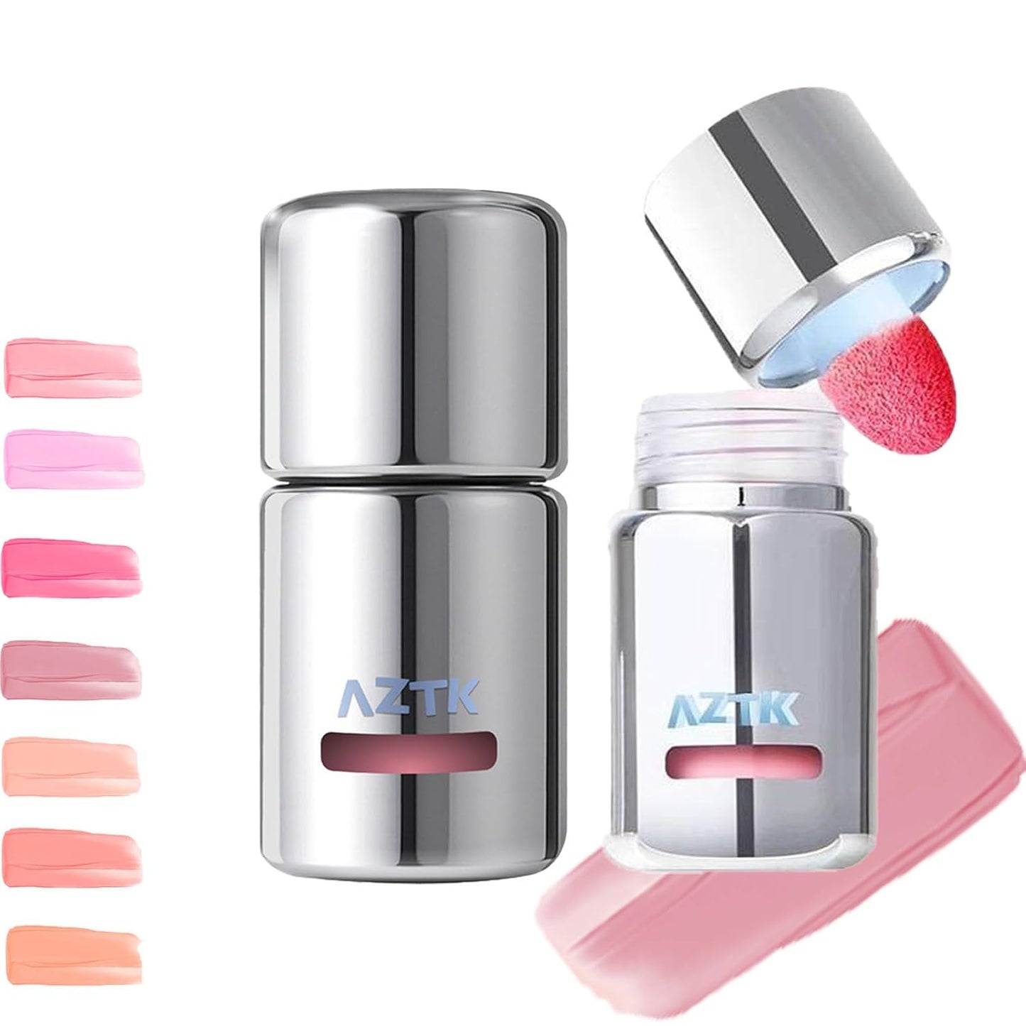 Aztk Liquid Blush - High-Pigment Waterproof Blush for Cheeks | Matte Finish, 5ml (JC04)