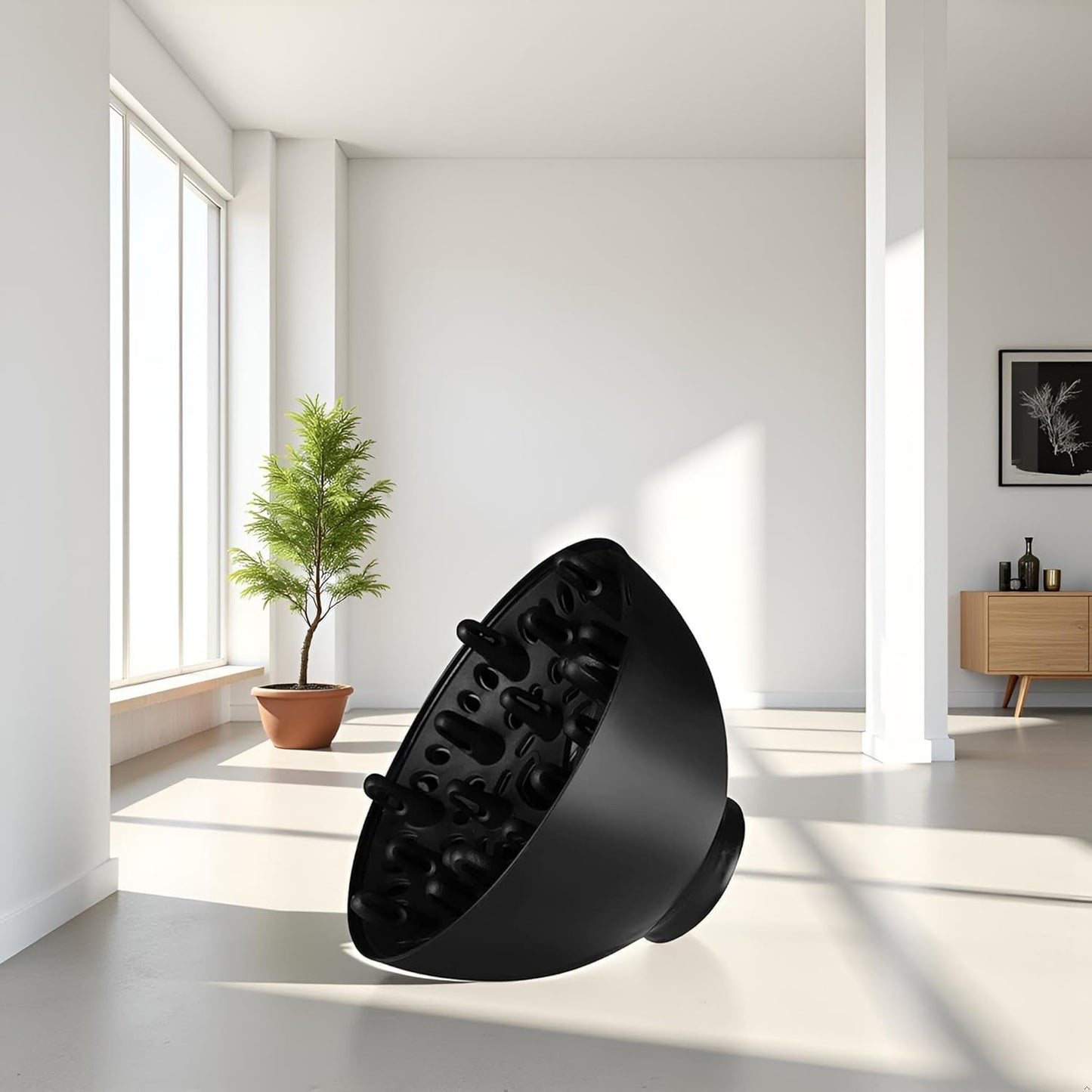 Universal Hair Dryer Diffuser Attachment for Curly Hair,Black Adaptable for Blow Dryers Diffuser Hair Universal for Curly Hair Care Dryer Diffusers Dryers and Styling Tools Appliances Accessories