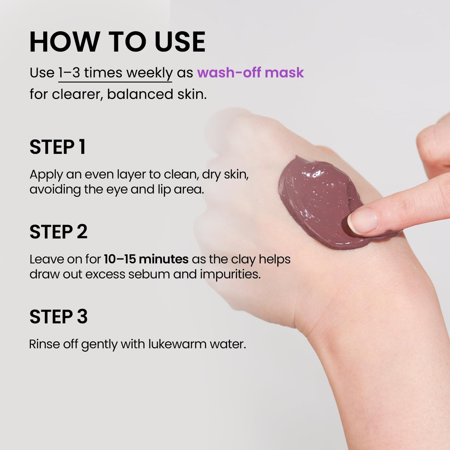 Papa Recipe Eggplant Clearing Mud Cream Mask – Bentonite & Kaolin Clay Face Mask, Deep Pore Purifying, Balancing & Hydrating Skin, Gentle Exfoliating Korean Mud Mask for Sensitive & Acne-Prone Skin