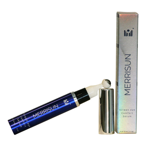 Under Eye Serum for Dark Circles and Puffiness – Powered by Peptides, Rockrose, and Hydrating Actives with 360° Steel Roller Applicator