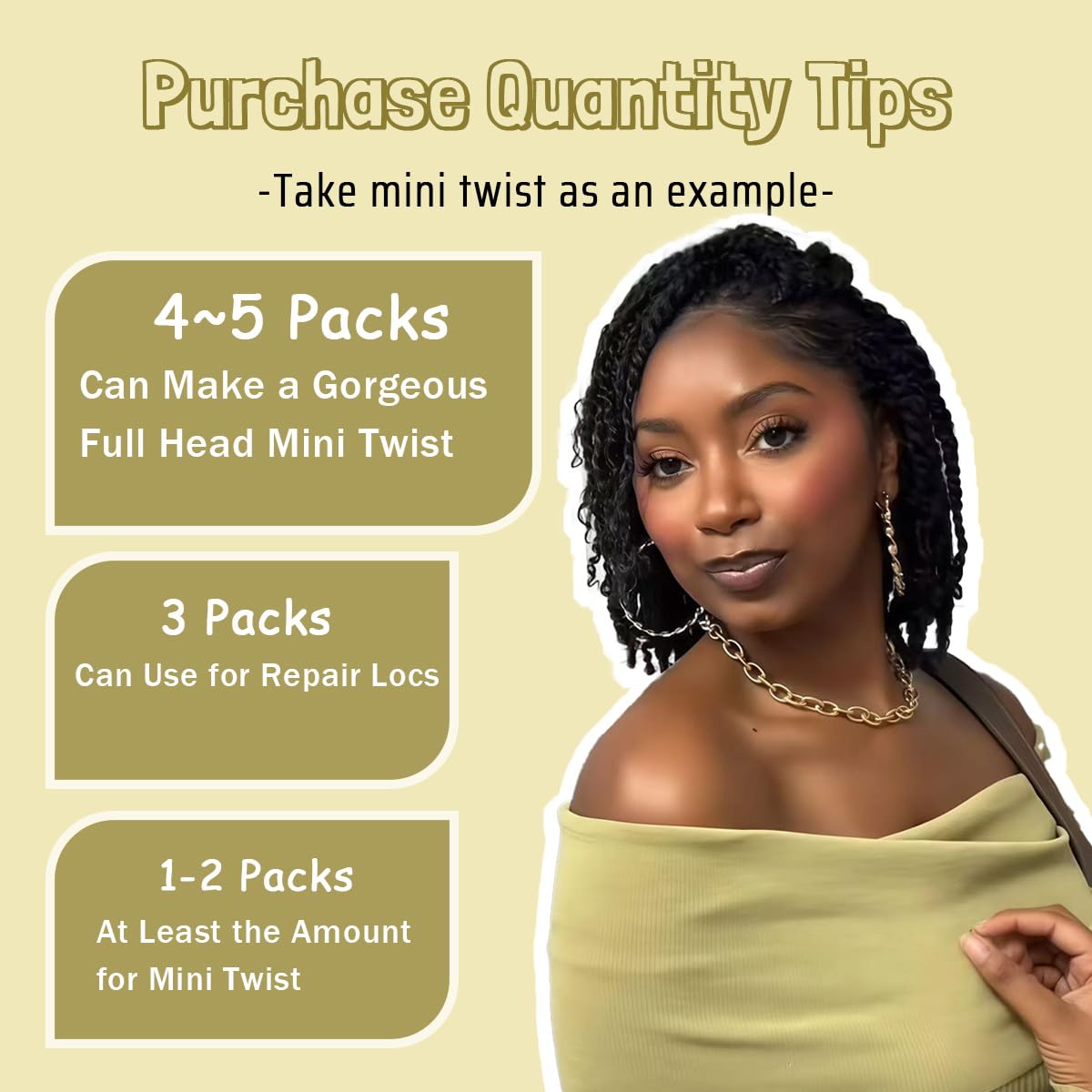 Afro Kinkys Bulk Human Hair for kinky curly Twist Human Braiding Hair For Micro Locs Extensions marley natural Black Color 10 inches 70g/pack (Nature Black, 10 Inch)