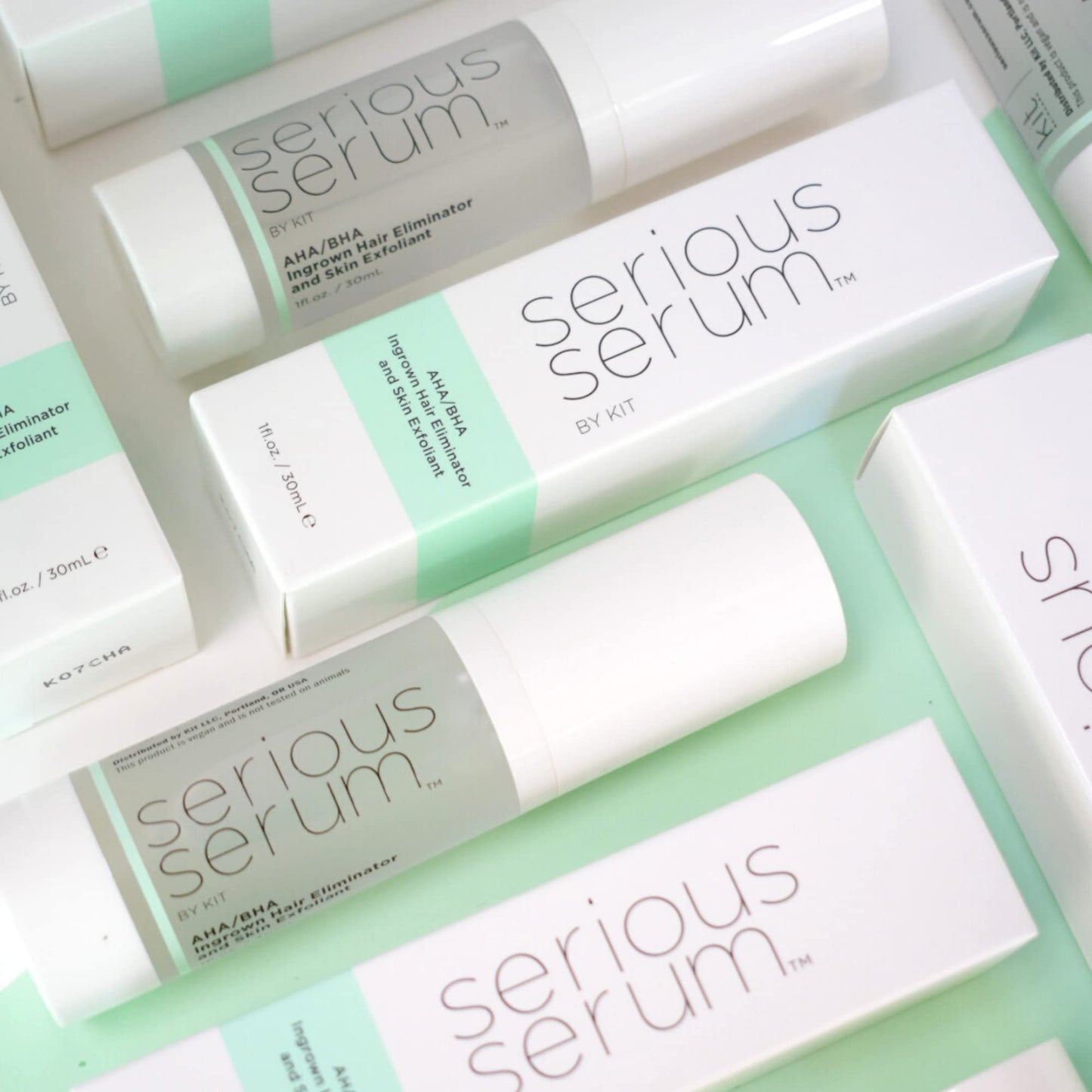 Serious Serum Exfoliating Ingrown Hair Serum – Glycolic, Lactic & Salicylic Acid Formula for Smooth Skin – Razor Bumps, Ingrown Hairs & Razor Burn – Hydrating Formula for Post-Shave & Waxing Care