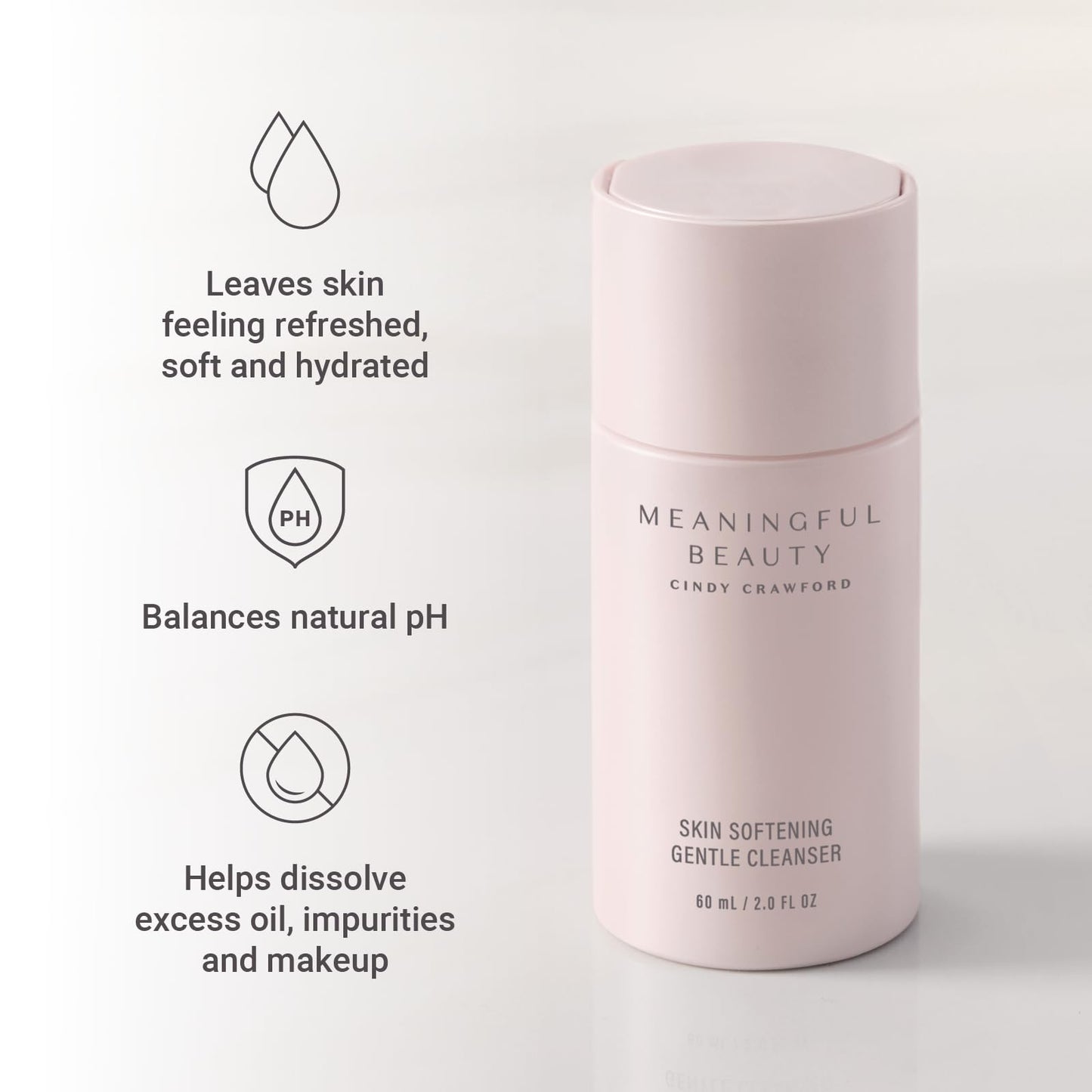 Meaningful Beauty Skin Softening Cleanser, 2 Fl Oz