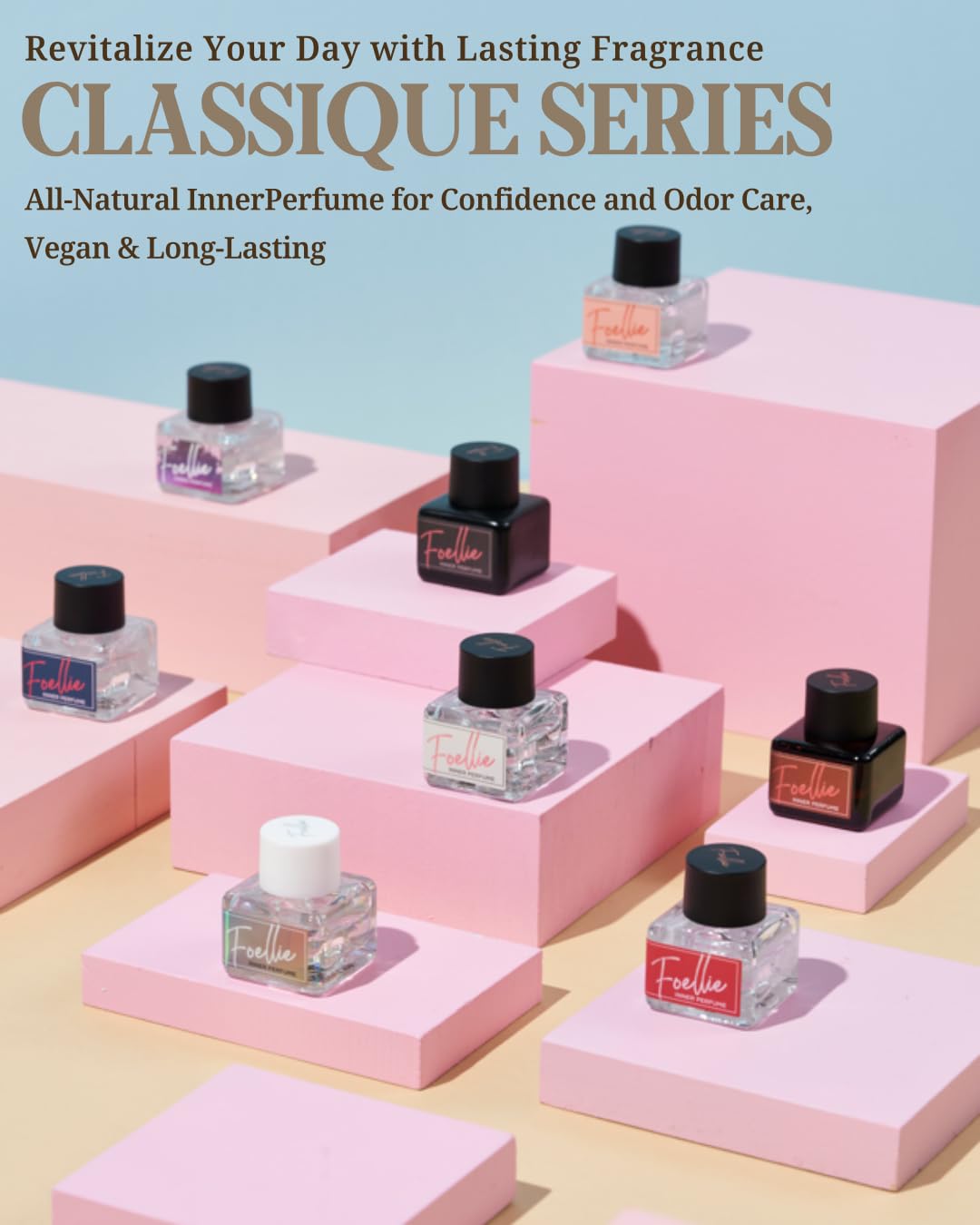[Follie] eau de vogue - Feminine Inner Beauty Perfume (for Underwear), Fresh Sea Scents Fragrance, 5ml(0.169 fl oz)