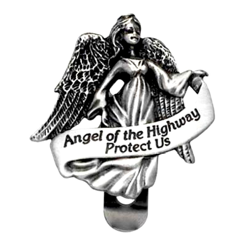 Cathedral Art KVC119 Auto Visor Clip, Angel of The Highway, 2-3/8-Inch