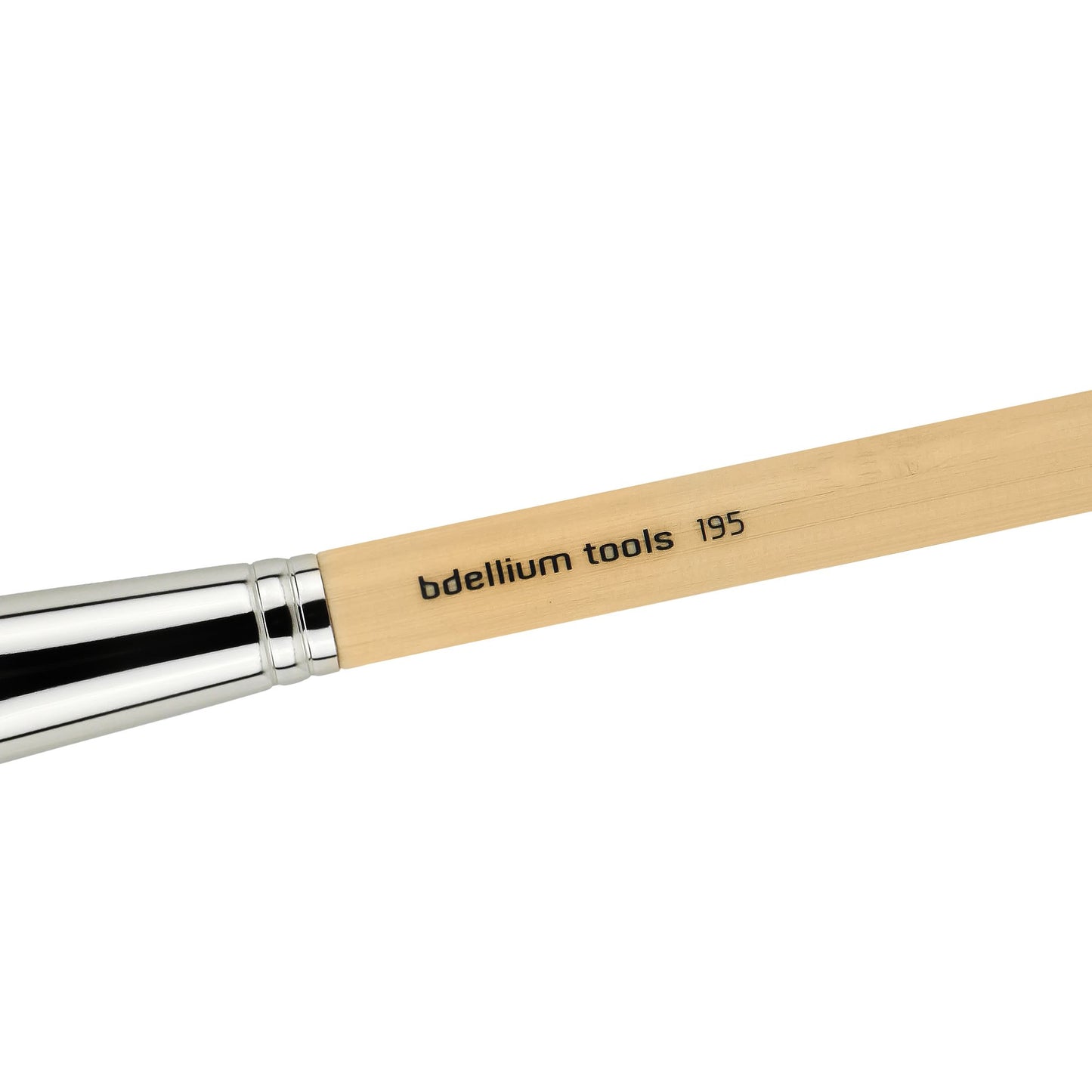 Bdellium Tools Professional Makeup Brush - Special FX Series 195 Large Stippling - With Soft Synthetic Fibers, For Painting Bald Caps and Prosthetics (Bamboo, 1pc)