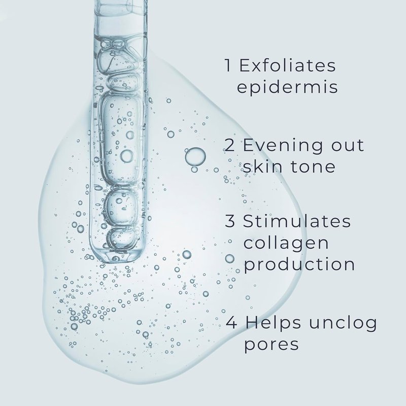 InstaSkincare Glycolic Acid Serum for Face 15% Strength - Extra Large Size (8Oz) - Advanced Formula for Enhancing Skin Radiance, Texture Improvement, Addressing Uneven Tone & Fine Lines