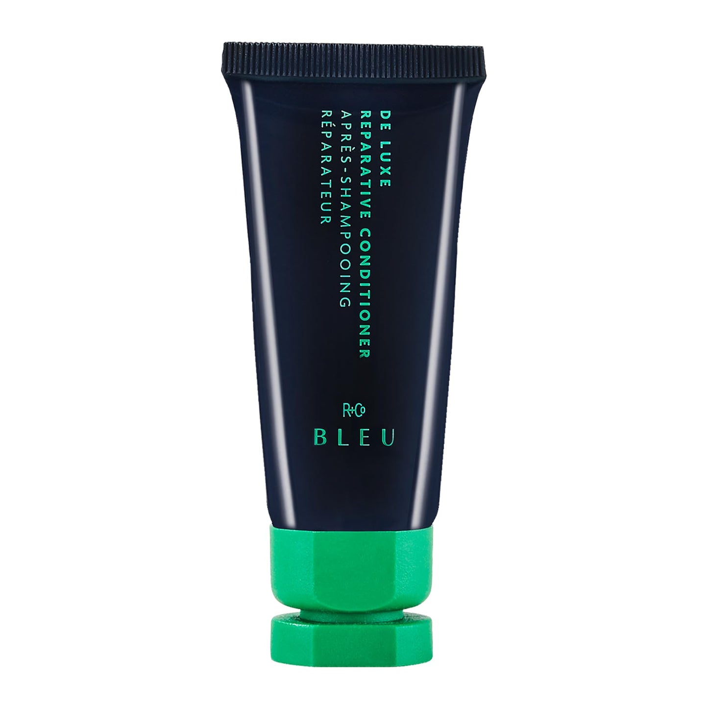 R+Co BLEU De Luxe Reparative Conditioner Mini | Hydrates + Strengthens + Repairs | Vegan, Sustainable + Cruelty-Free | 1 Oz