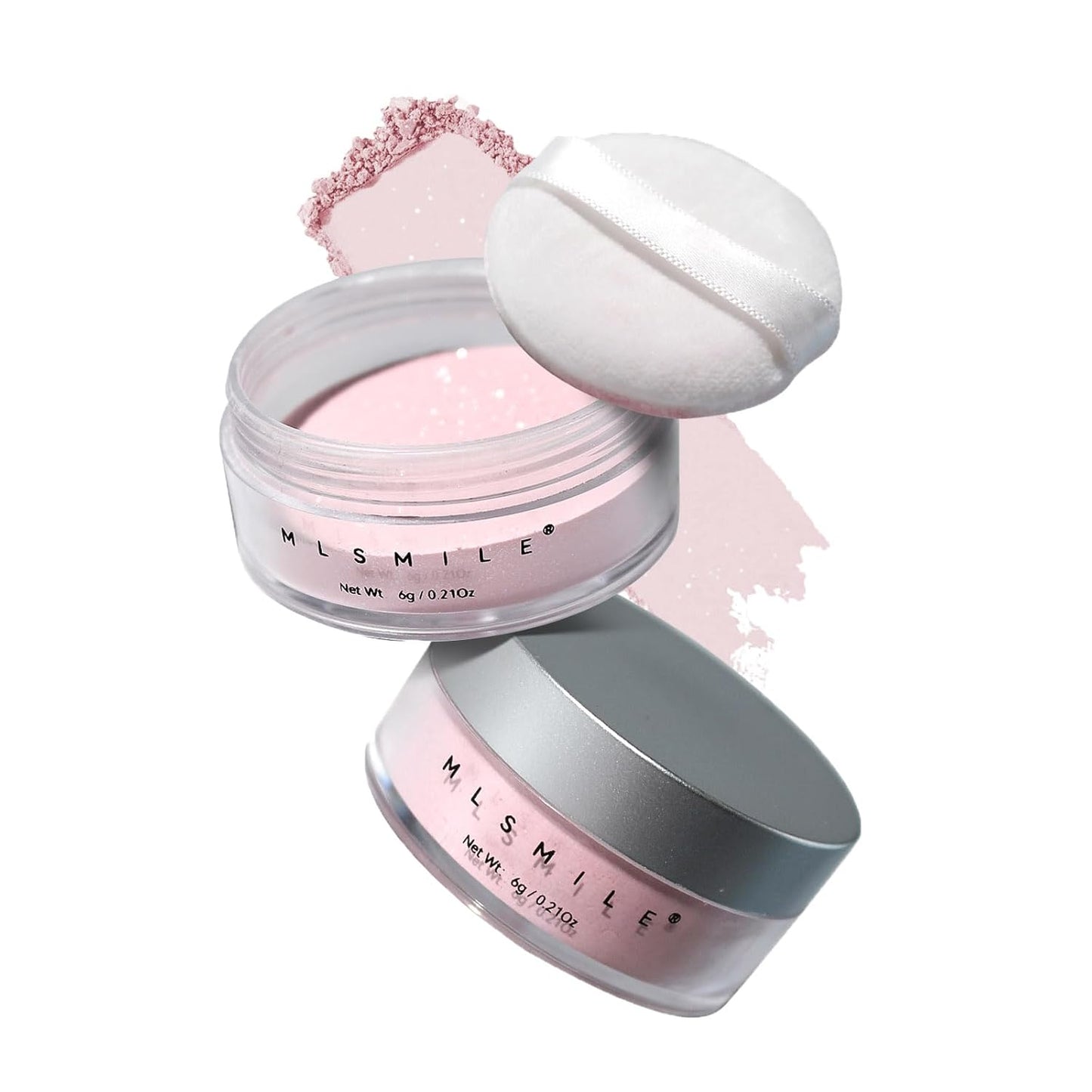 Translucent Shimmer Setting Powder - Waterproof Oil Control | Long-Lasting Face Highlighter for All Skin Types