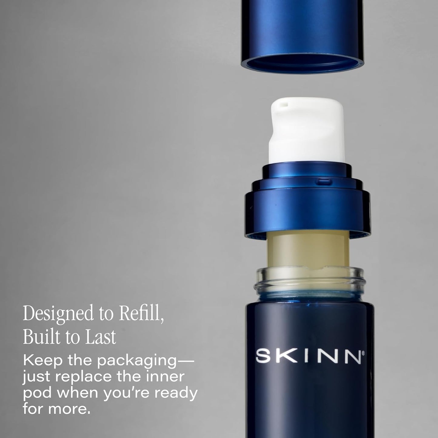 SKINN Deep Wrinkle Facial Serum - Intensive Anti-Aging Serum with Retinol & Vitamin C | Hydrating for Fine Lines