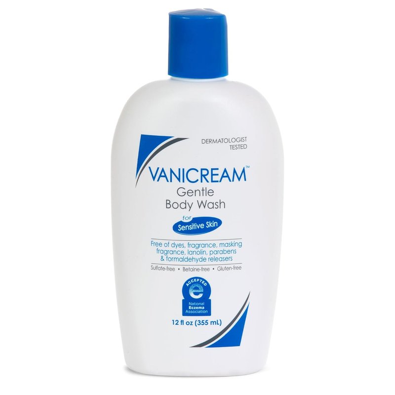 Vanicream Gentle Body Wash - Sensitive Skin Formula | 12 fl oz - No Common Irritants