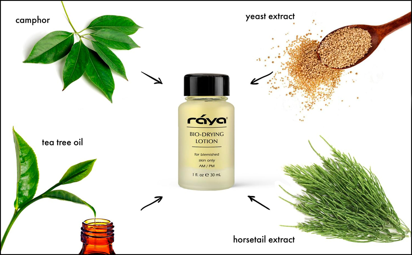 RAYA Bio-Drying Lotion (701) | Facial Spot Treatment for Break-Outs | Helps Dry Up White-Heads | Great for Over-Night Use