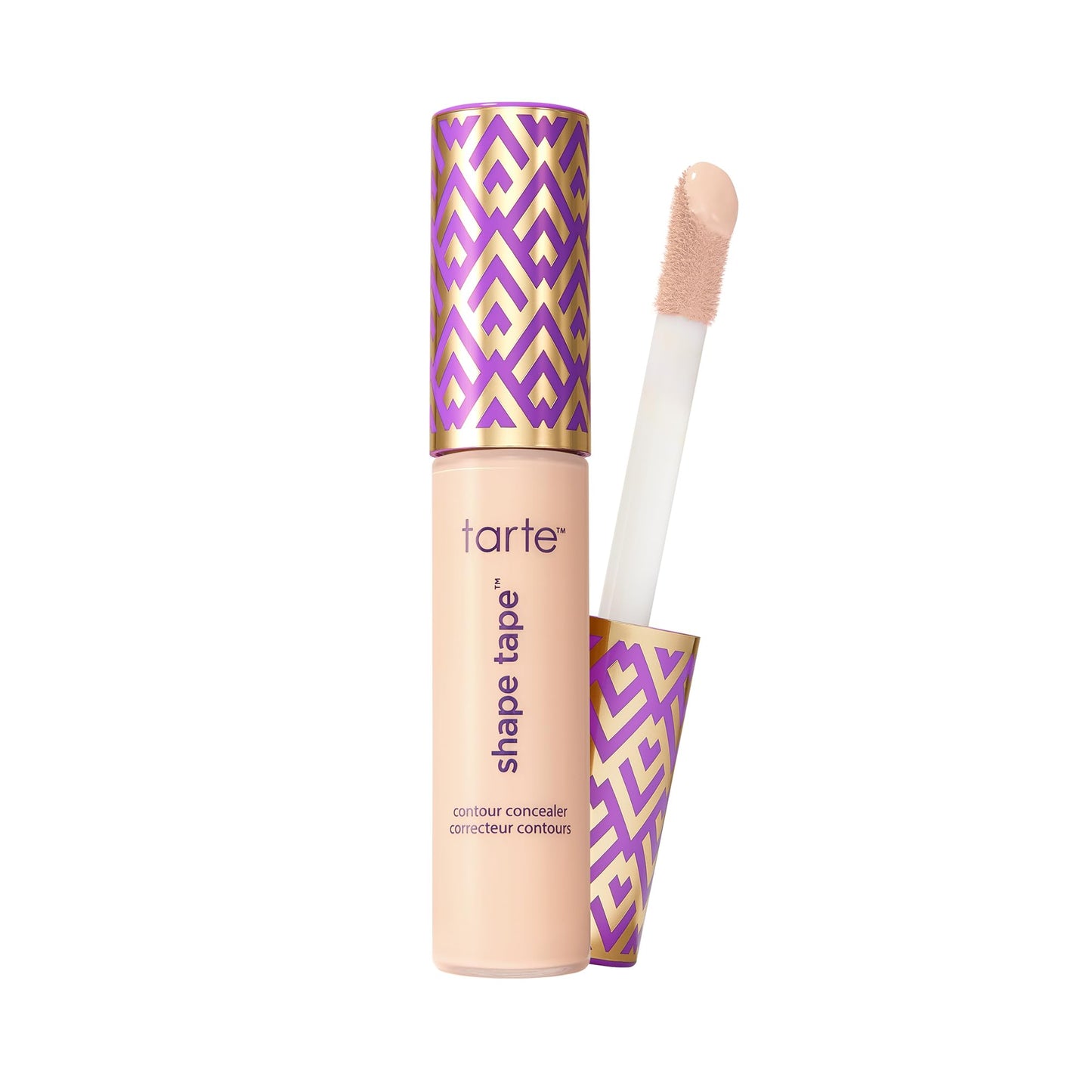 tarte shape tape concealer – Full-Coverage Creaseless Soft Matte Finish, Brightening Under-Eye & Face Makeup, 16hr Longwear, Vegan & Cruelty-Free, full size, 12B fair beige