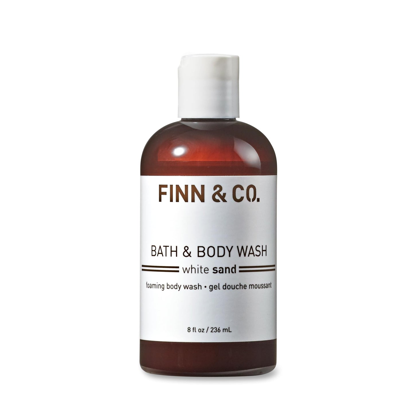 FINN & CO. White Sand Body Wash, Beach Scent, Aloe & Green Tea, 8 oz