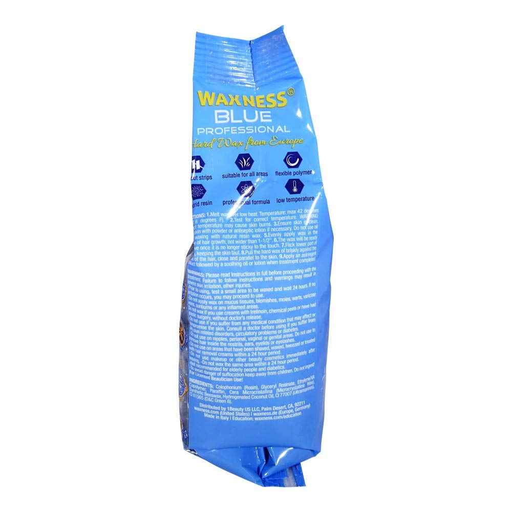 Waxness Premium Hard Wax Beads Blue Pro 1.1 Pounds