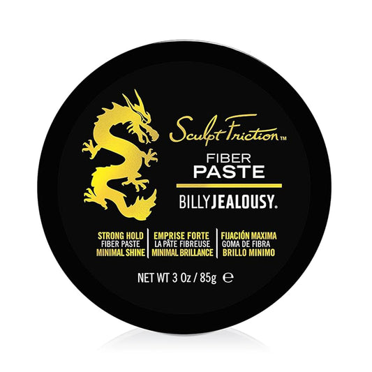 Billy Jealousy Sculpt Friction Fiber Hair Paste for Men, Adds Volume & Texture with Touchable Hold & Low Shine, Hair Product for Fine or Thinning Crown, 3 Oz