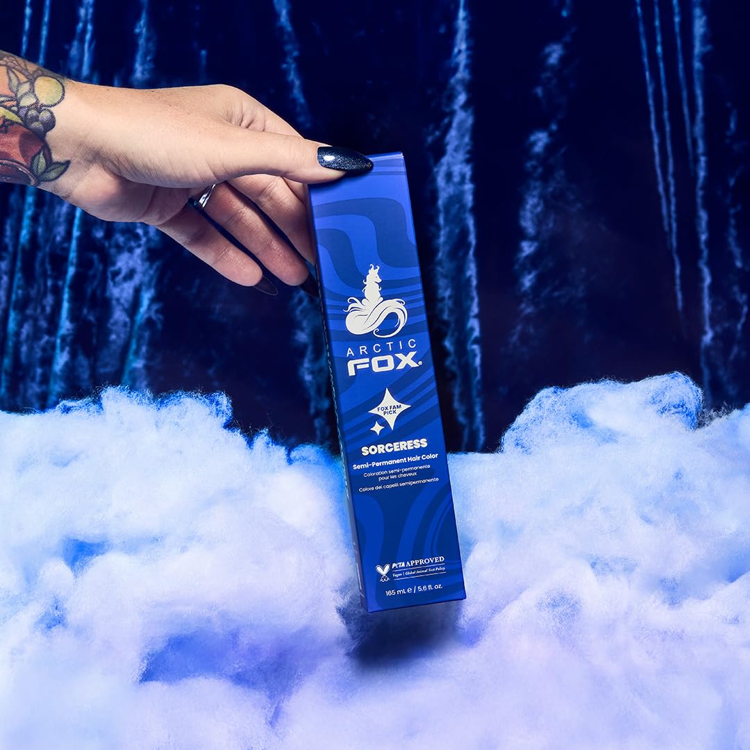 ARCTIC FOX Semi-Permanent Hair Dye Sorceress - Vegan Ammonia-Free - 5.6 oz