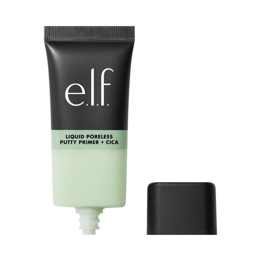 e.l.f. Liquid Poreless Putty Primer + Cica, Face Primer For Gripping Makeup, Visibly Reducing Redness & Soothing Skin, Vegan & Cruelty-Free