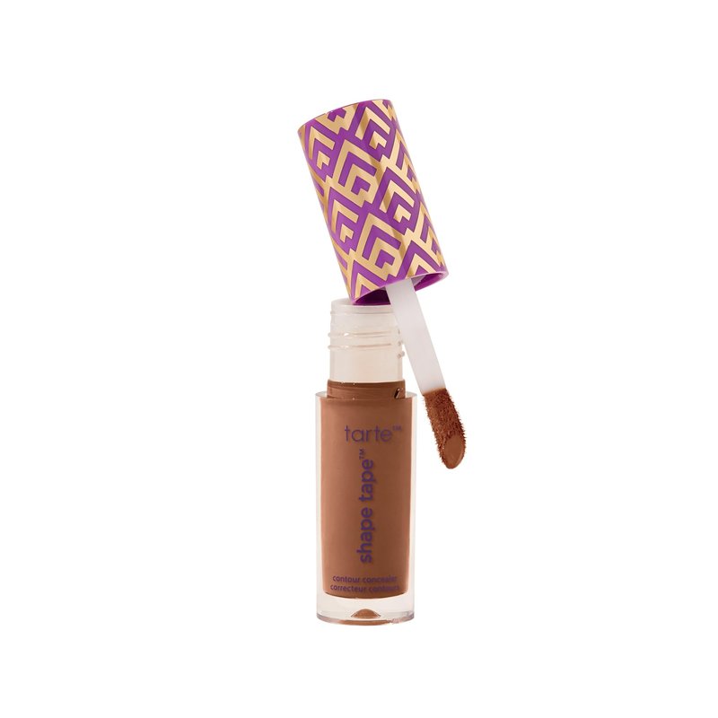 tarte shape tape concealer – Full-Coverage Creaseless Soft Matte Finish, Brightening Under-Eye & Face Makeup, 16hr Longwear, Vegan & Cruelty-Free, travel size, 53N deep