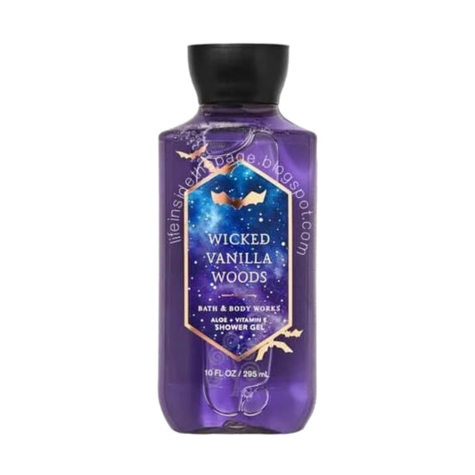 Bath & Body Works Signature Collection Shower Gel For Women10 fl oz (Wicked Vanilla Woods)