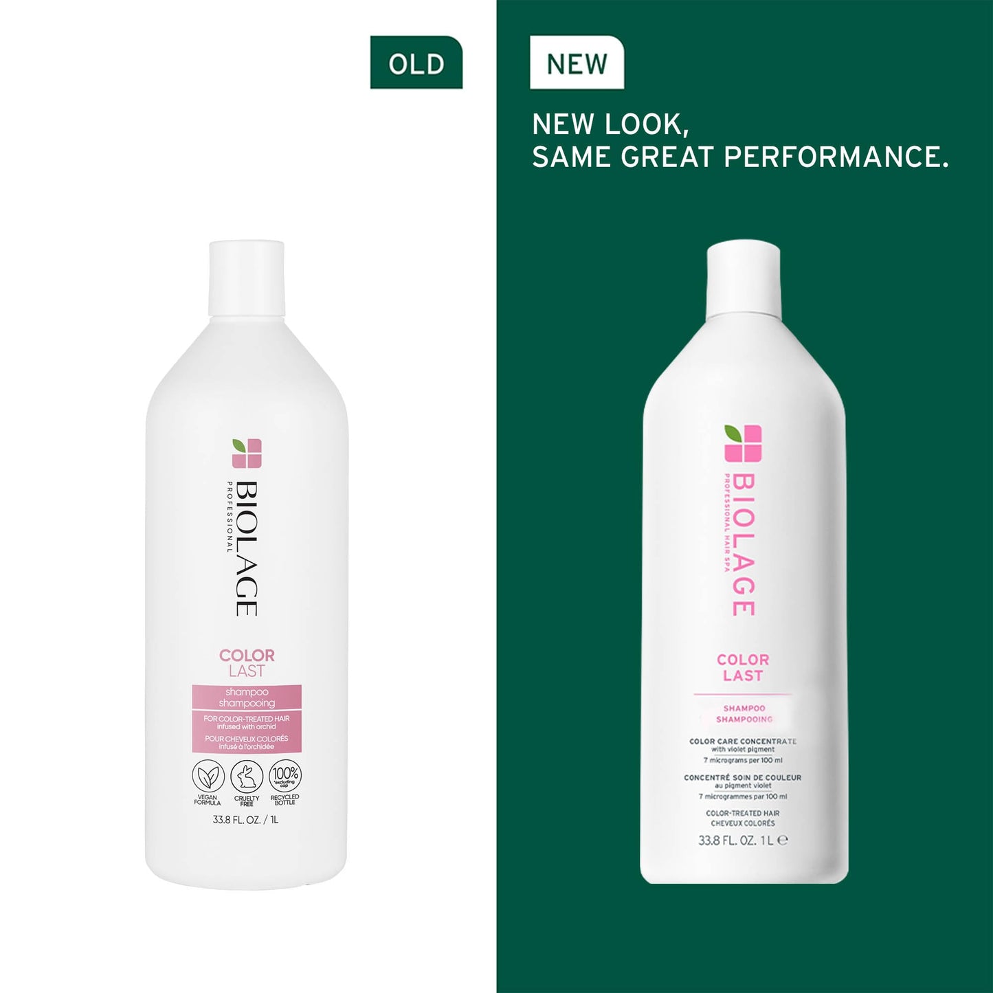 Biolage Color Last Shampoo & Conditioner Set | Helps Protect Hair & Maintain Vibrant Color | For Color-Treated Hair | Paraben & Silicone-Free | Vegan