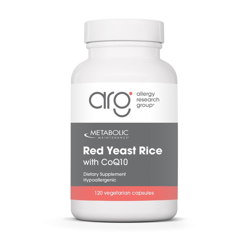 Metabolic Maintenance Red Yeast Rice with CoQ10 - Provides Energy Production + Cardiovascular Health Support - Co Enzyme Q-10 + Red Yeast Rice Antioxidant Supplement (120 Capsules)