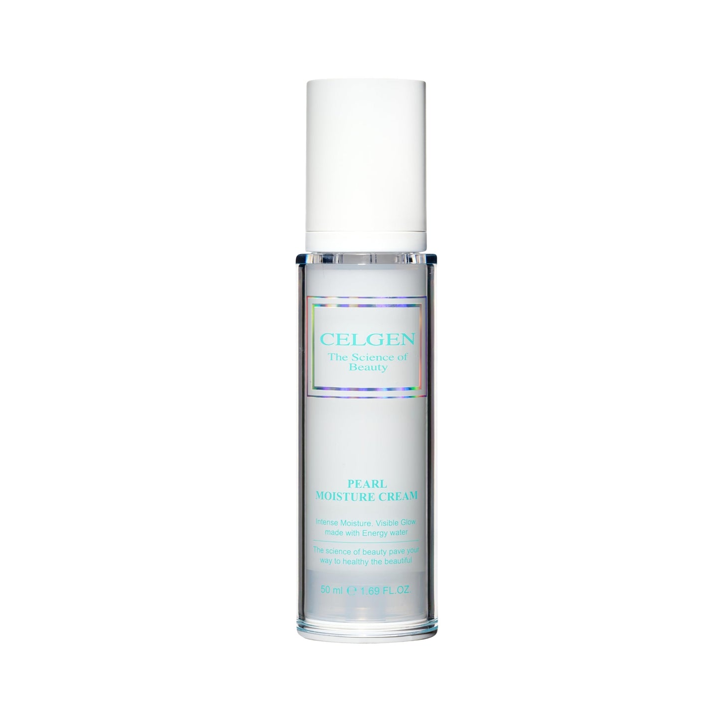 CELGEN Pearl Moisture Cream – Hydrating Daily Face Moisturizer with Hyaluronic Acid, Jojoba Oil, Pearl Extract and Birch Sap Water, Soothing Facial Gel for Nourishing Skin (1.69 fl oz)