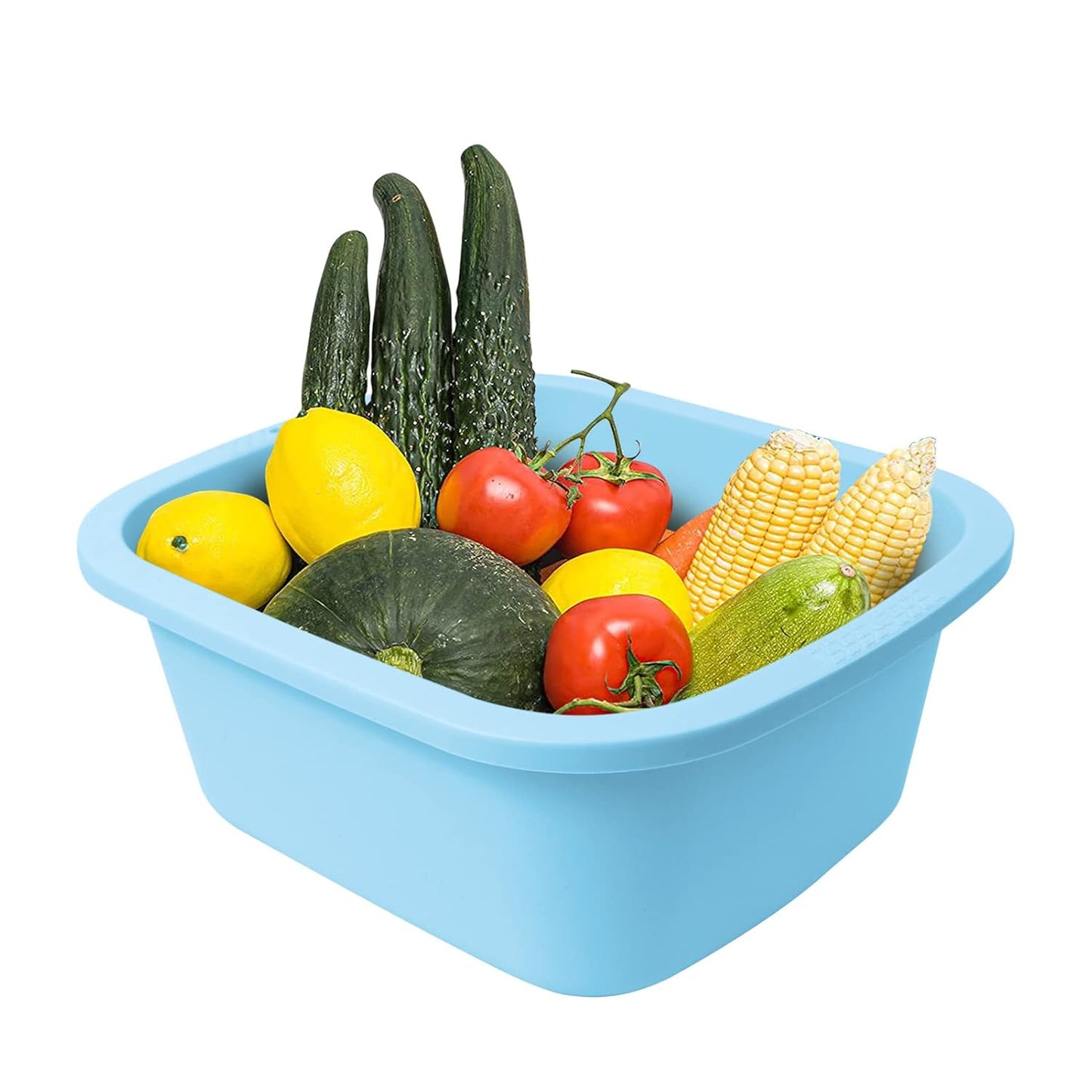 Foot Soaking Bath Basin - Large Feet Massager Tub for Home Spa Pedicure | 2 Pack Green & Blue