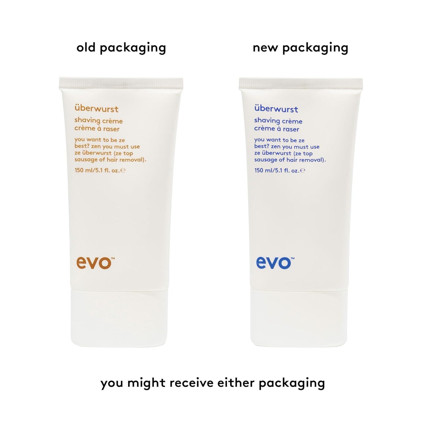 EVO Uberwurst Shaving Cream for Sensitive Skin - Moisturizing Formula Reduces Razor Burn | 5.1 fl oz