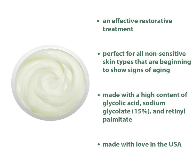 RAYA Glycolic Cream X-50 with AHA (G-329) | Exfoliating Facial Treatment for Non-Sensitive Skin Beginning to Show Signs of Aging | Helps Reduce Lines and Wrinkles | Made with Alpha Hydroxy Acids