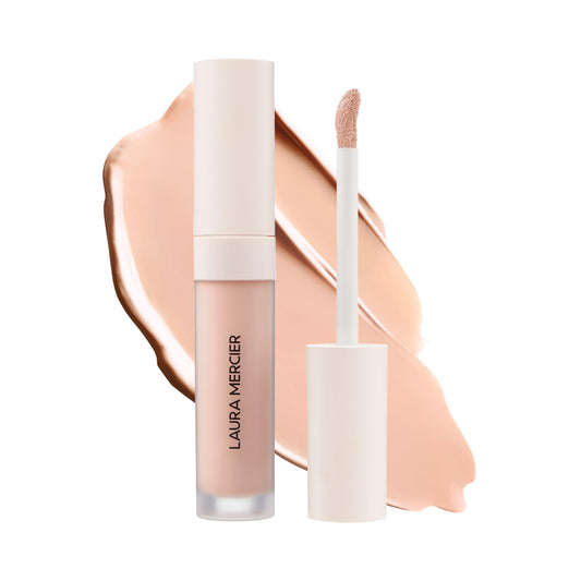 Laura Mercier Real Flawless Weightless Perfecting Serum Concealer, Long-Lasting, Waterproof, & Crease-Proof Wear, Buildable Coverage, Oil-Free, 1C1 - Light with cool undertones