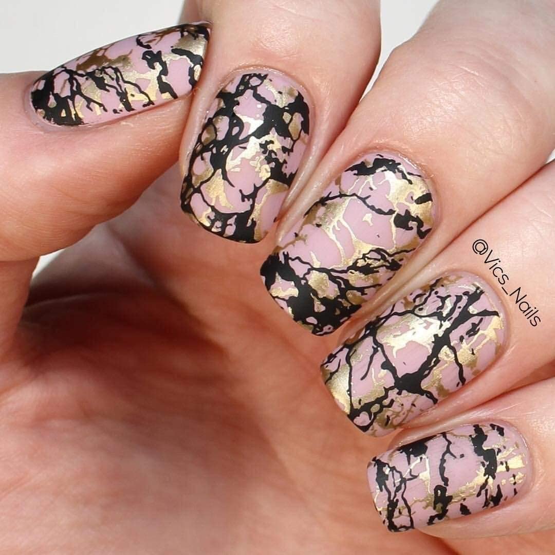 Maniology Heart of Stone Nail Stamping Plate | Marble-Themed Nail Art