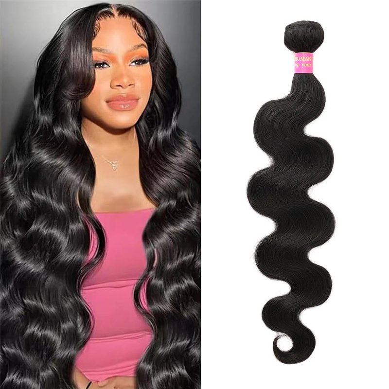 18 Inch Bundles Human Hair Body Wave 12A Brazilian Virgin Human Hair 1 Bundle 100% Unprocessed Raw Bundles Hair Natural Black