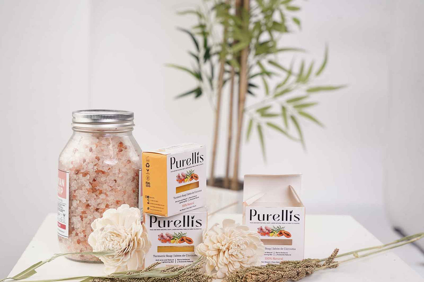 Papaya, Lemon & Turmeric Soap bar for Acne, Dark spots - Soap bar Natural, Organic