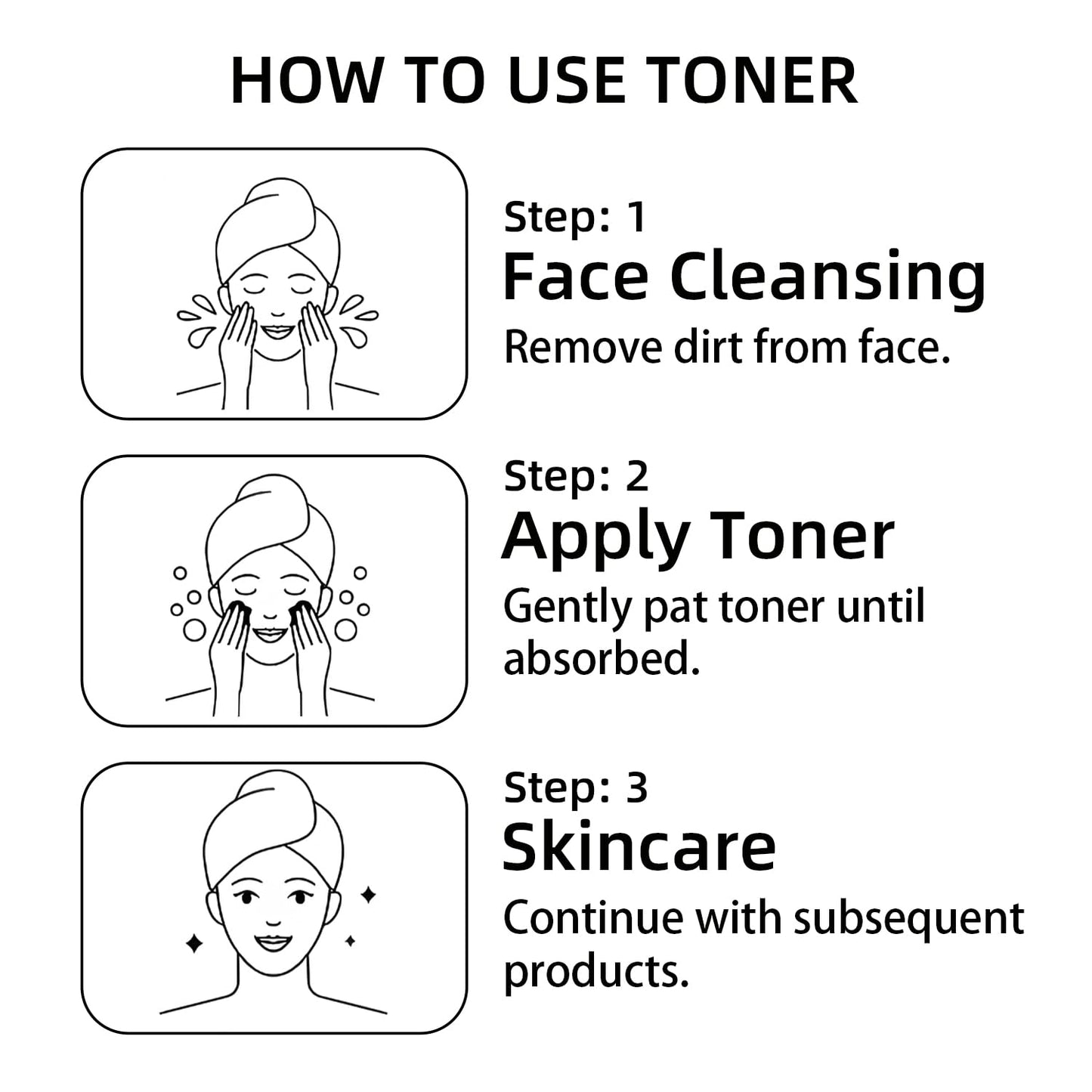 Facial Toner Hydrating Toner for Face Deep Moisturizing Skin Toner Refreshing for Sensitive, Dry, All Skin Types, Fragrance-Free Non Comedogenic 10.1Fl Oz (1)