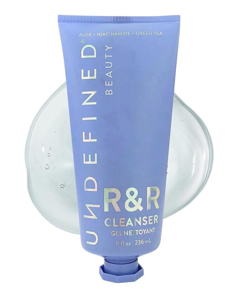 R&R Cleanser - Brightening Prebiotic Gel Cleanser with Niacinamide & Centella | 8oz for Soft, Balanced Skin
