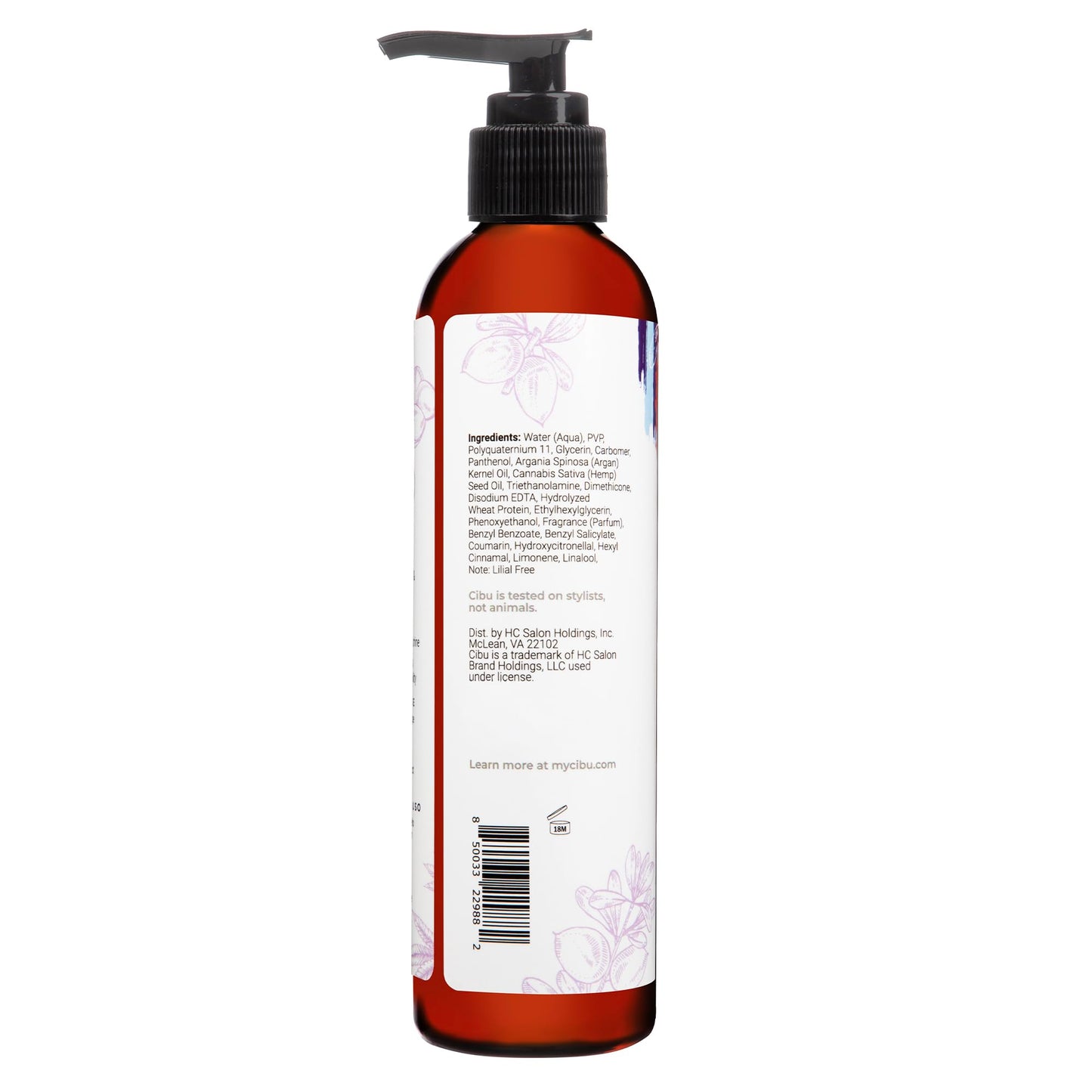 CIBU Forming Gel - No Flake Hair Gel for Men and Women - Alcohol and Fragrance Free - Extra Hold - Hydrolyzed Wheat Protein Hemp and Argan Seed Oils - 8oz