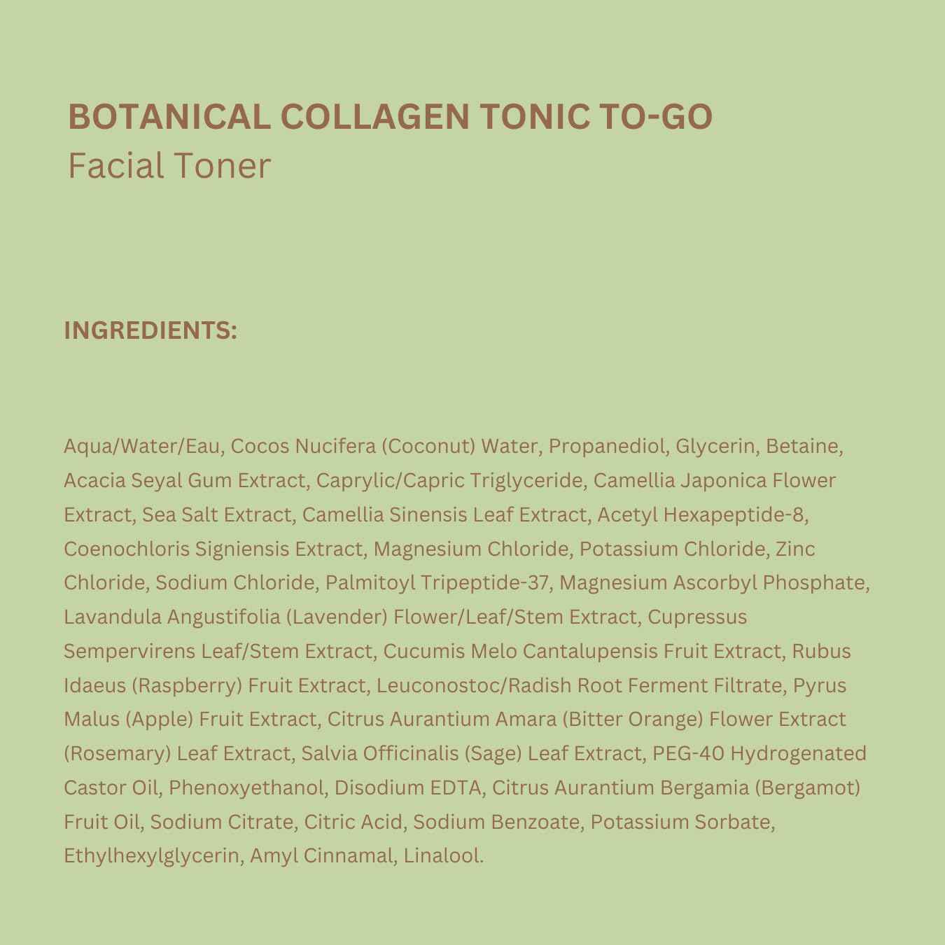 Pixi Botanical Collagen Tonic to-Go,Volumizing & Hydrating Toning Pads, Enhanced with Peptides & Botanicals to Firm & Revitalize, Alcohol-Free Daily Moisturizing Toner On The Go, 60 Pads