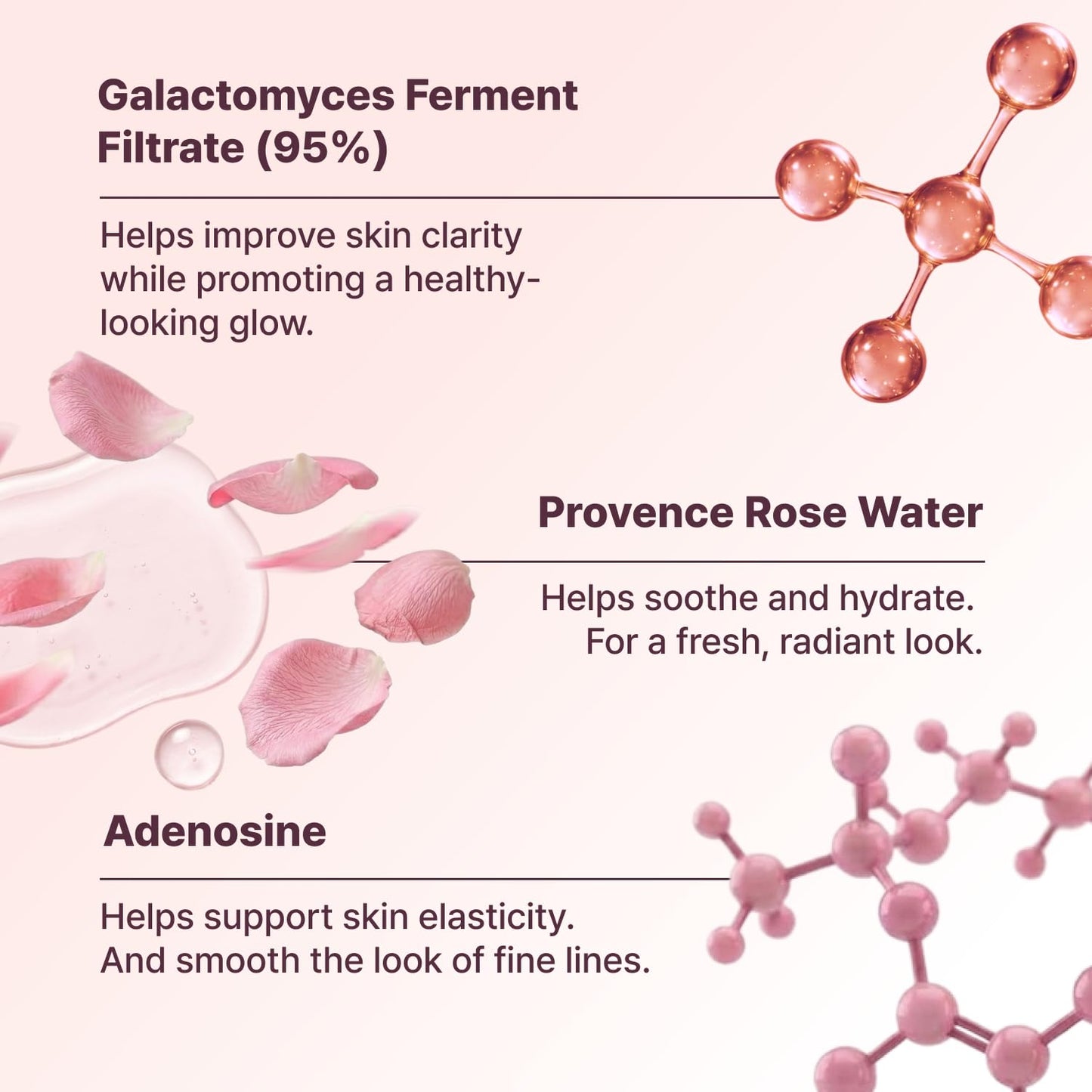 SECRETKEY Starting Rose Essence Toner, Galactomyces Ferment with Rose Water for Radiance Glass Skin, Hydrating Essence, Helps Improve Uneven Skin Tone, Korean Skin Care Essence (5.07 Fl Oz / 150ml)