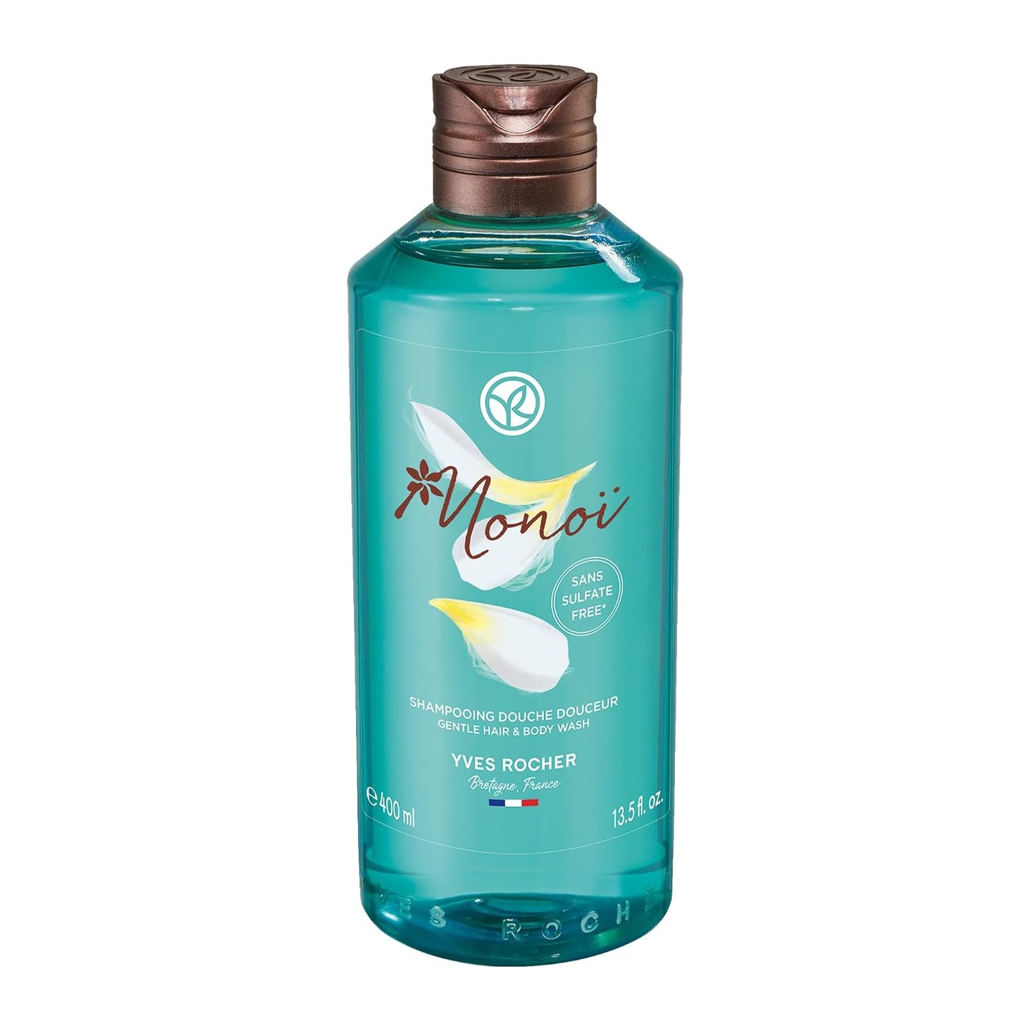 Yves Rocher Monoï Hair and Body Wash - 2 in 1 Gentle Cleanser | 13.5 fl oz