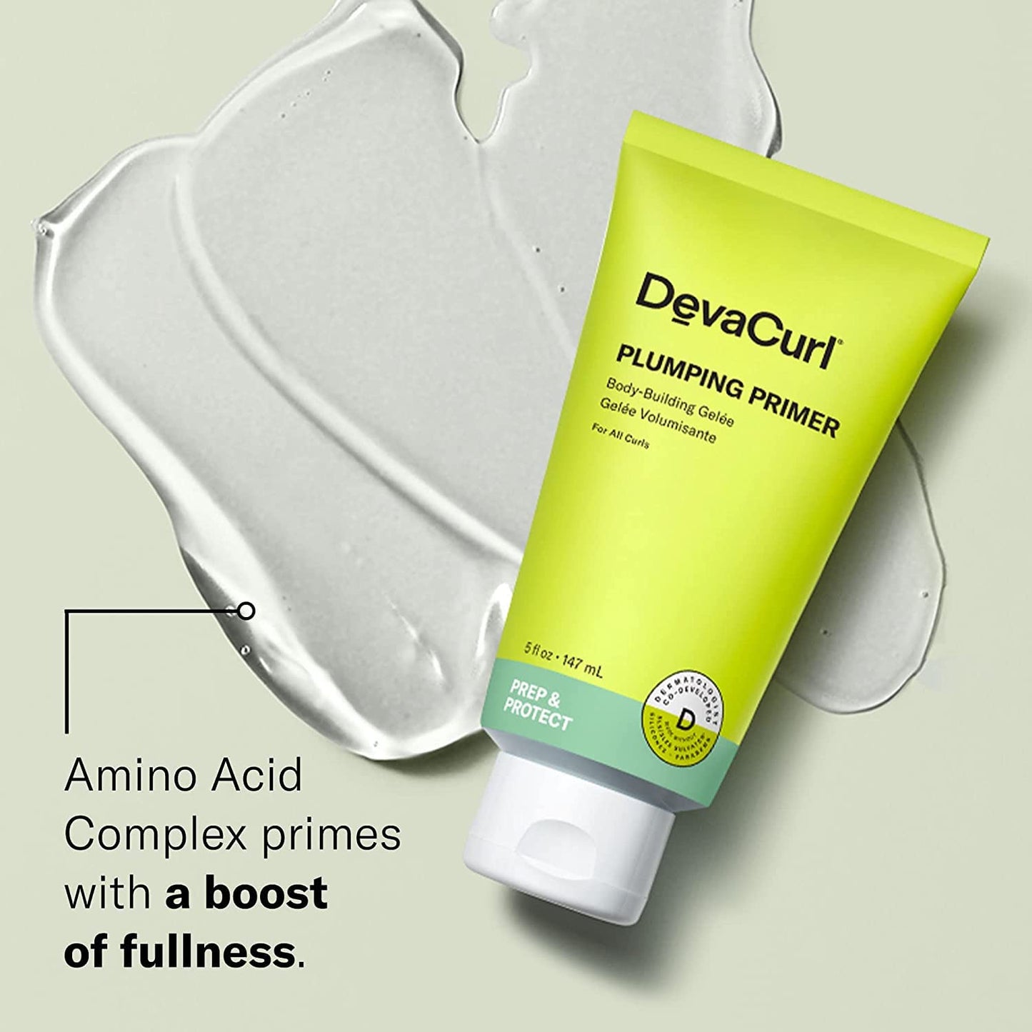 DevaCurl Plumping Primer Body-Building Gelée, Cozy Getaway, 5 fl. oz.