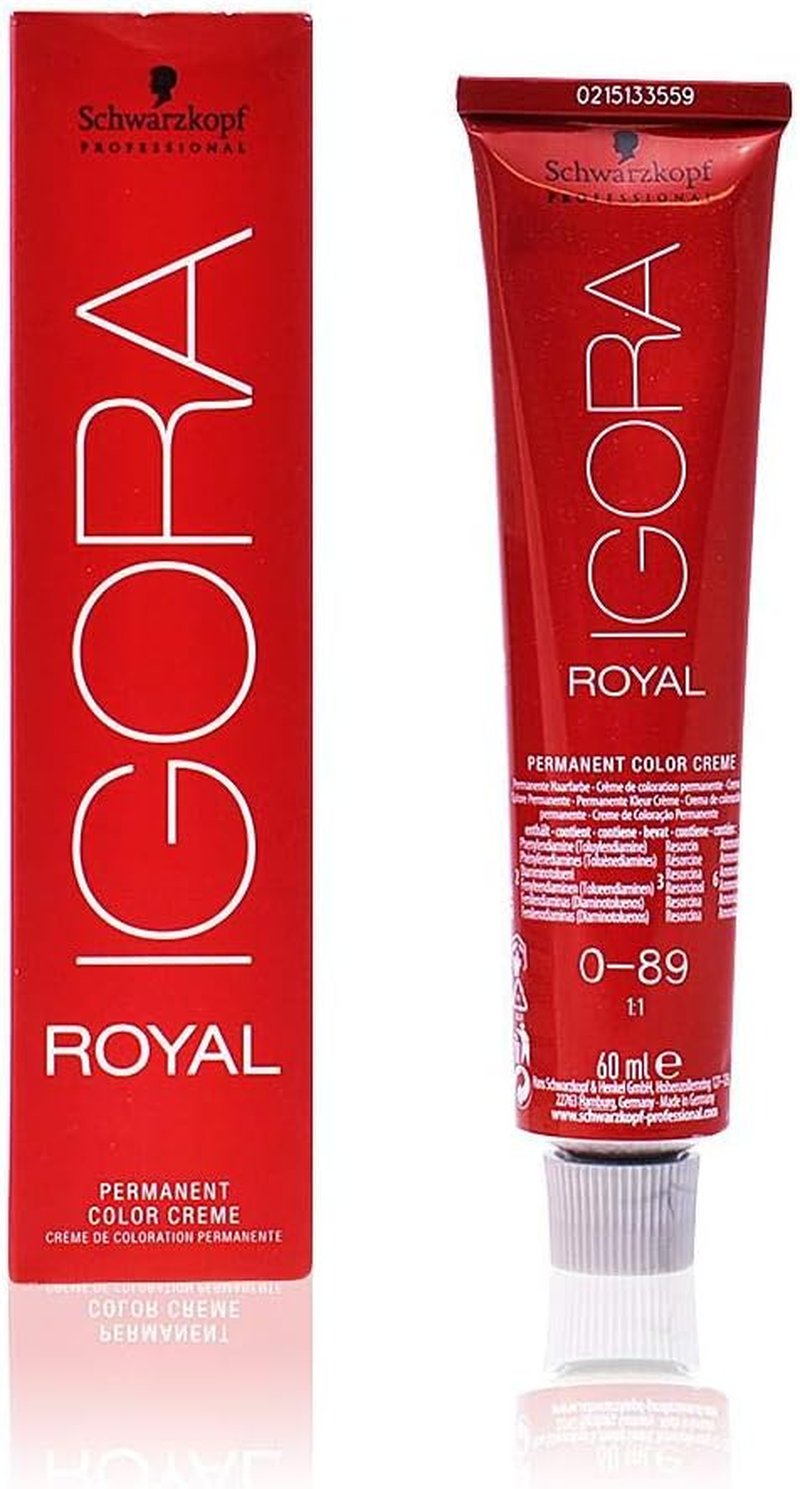 Schwarzkopf Igora Royal Hair Color - 0-89 Red Violet Concentrate | Long-Lasting Vibrant Hue