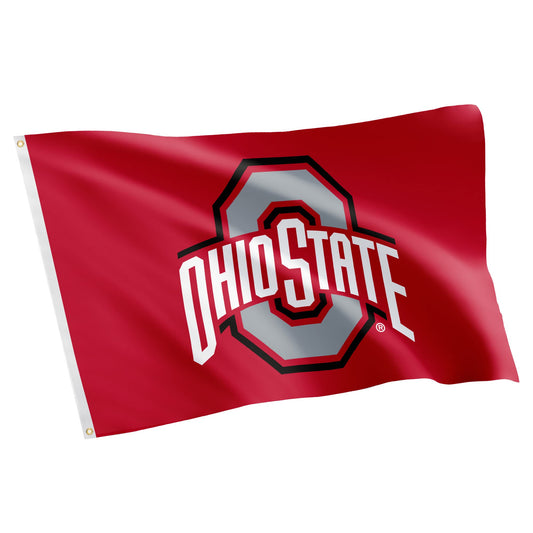 Desert Cactus Ohio State University OSU Flag - 3 x 5 Feet Buckeyes Banner, Indoor/Outdoor Durable Fabric, 100% Polyester Design (Style 8)