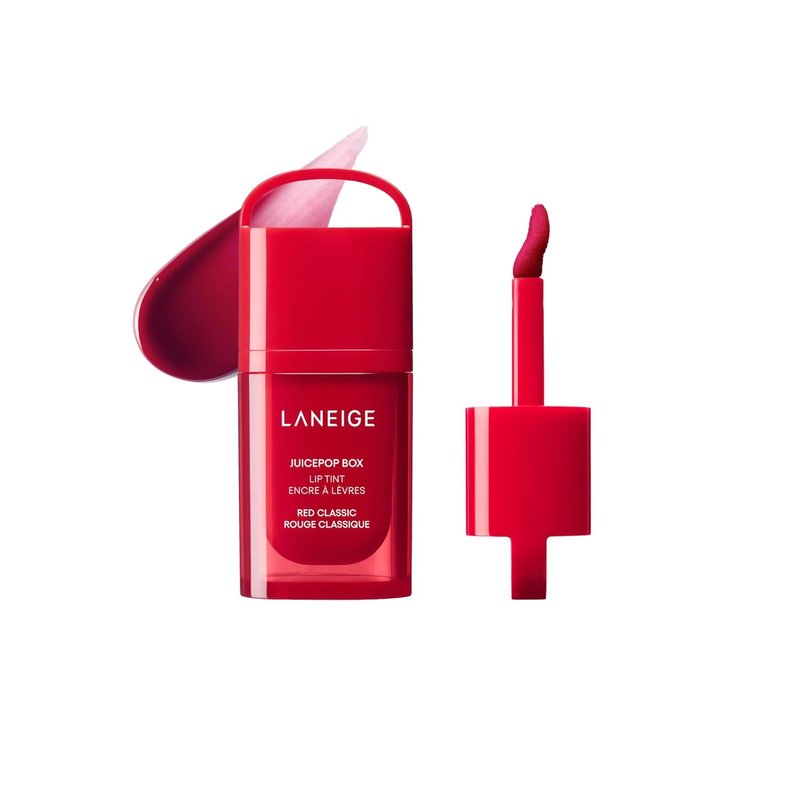LANEIGE JuicePop Box Lip Tint - Long-Lasting Hydrating Color | Buildable Juicy Shine for Ultimate Comfort