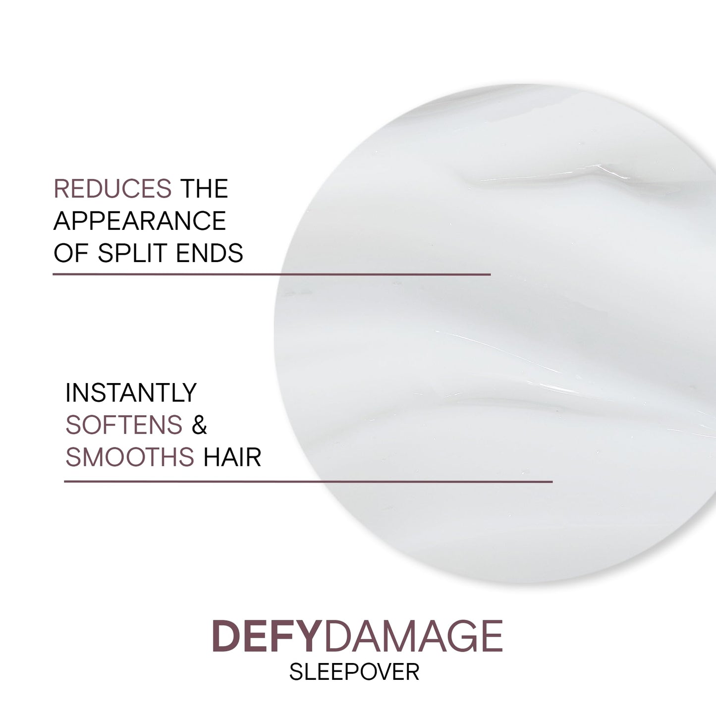 Joico Defy Damage Sleepover Overnight Nourishing Treatment | Instantly Softens & Smooths | Strengthen Bonds | Reduce Breakage & Split Ends | No Rinse Formula | With Arginine & Keratin | 3.38 oz | 2 Pack