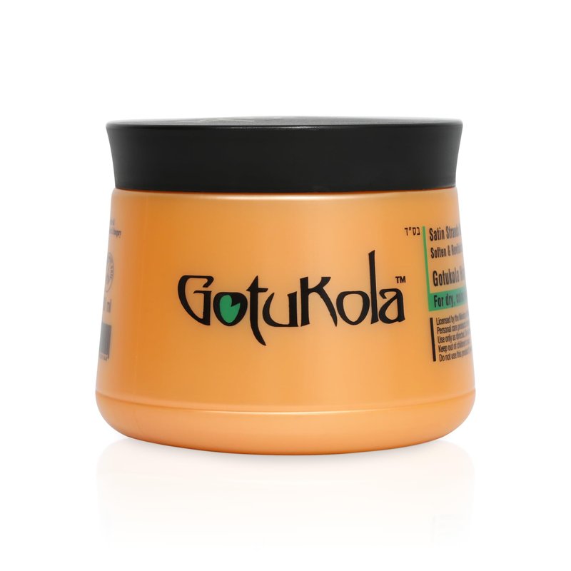 Gotukola Keratin Hair Mask for Dry Damaged Hair – Deep Conditioner Treatment with Coconut Oil, Shea Butter & Herbal Extracts – Sulfate Free, Frizz Control, Color Safe, Hair Repair Mask 500 ml