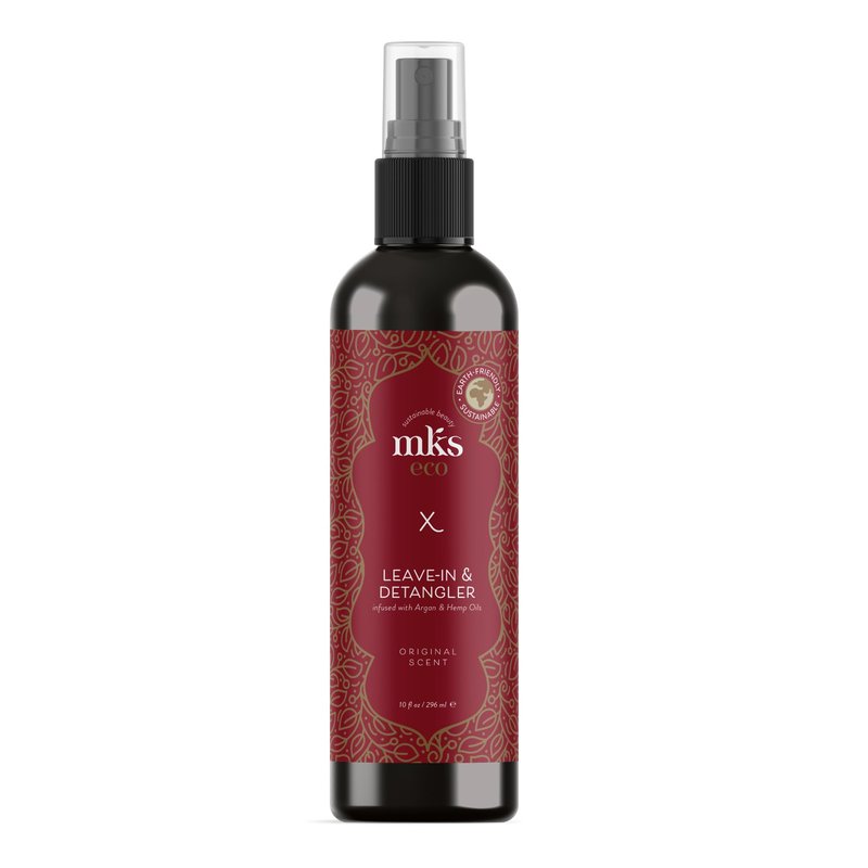MKS eco X, Original Scent - 10 fl oz - Leave-In Treatment & Detangler - Moroccan Argan Oil, Hemp Seed Oil - Vegan & Cruelty Free