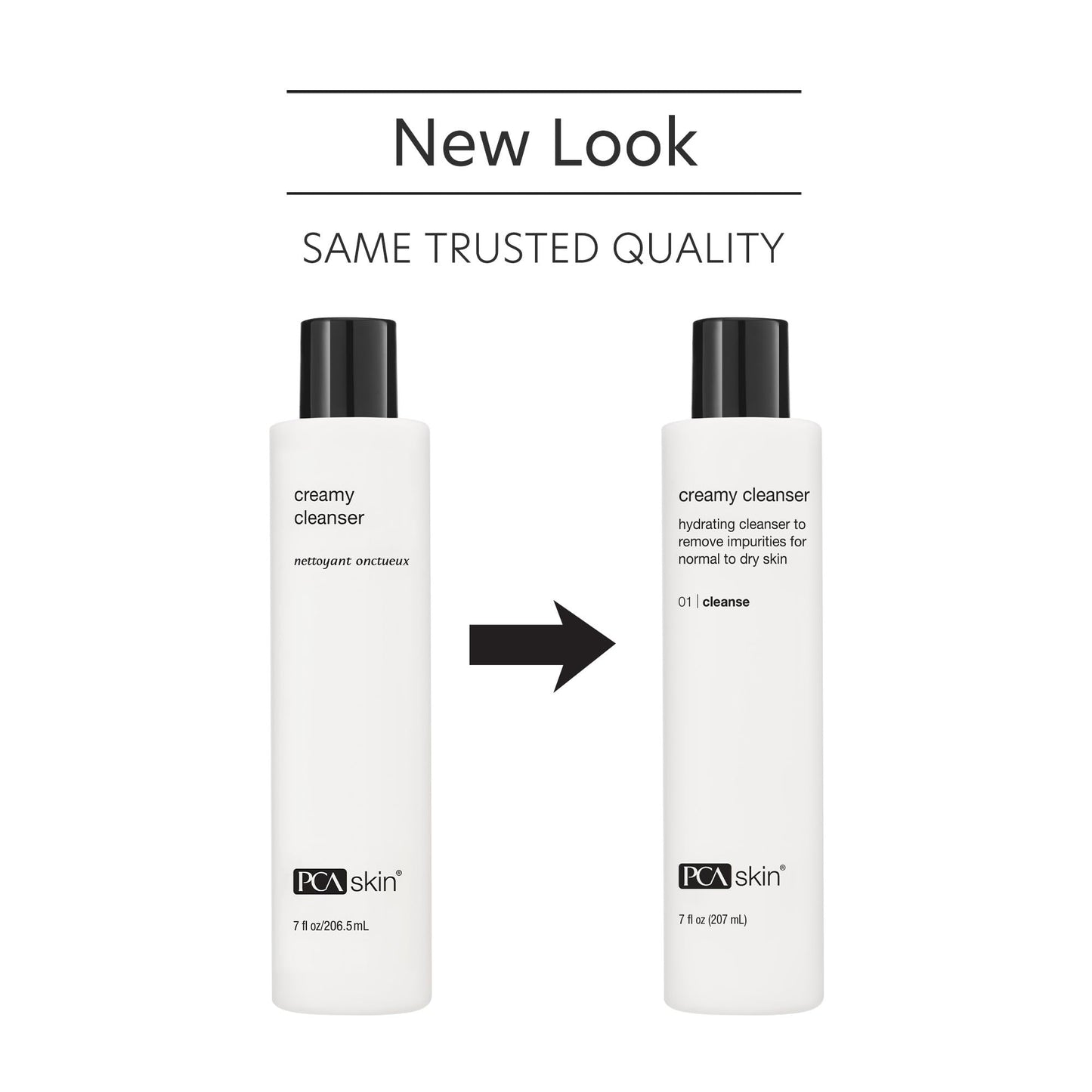 PCA SKIN Creamy Moisturizing Face Cleanser, Gentle Daily Face Wash for Dry and Sensitive Skin, Leaves Skin Feeling Soft and Smooth, Helps Remove Makeup, Dirt, and Impurities from Skin, 7.0 oz Bottle