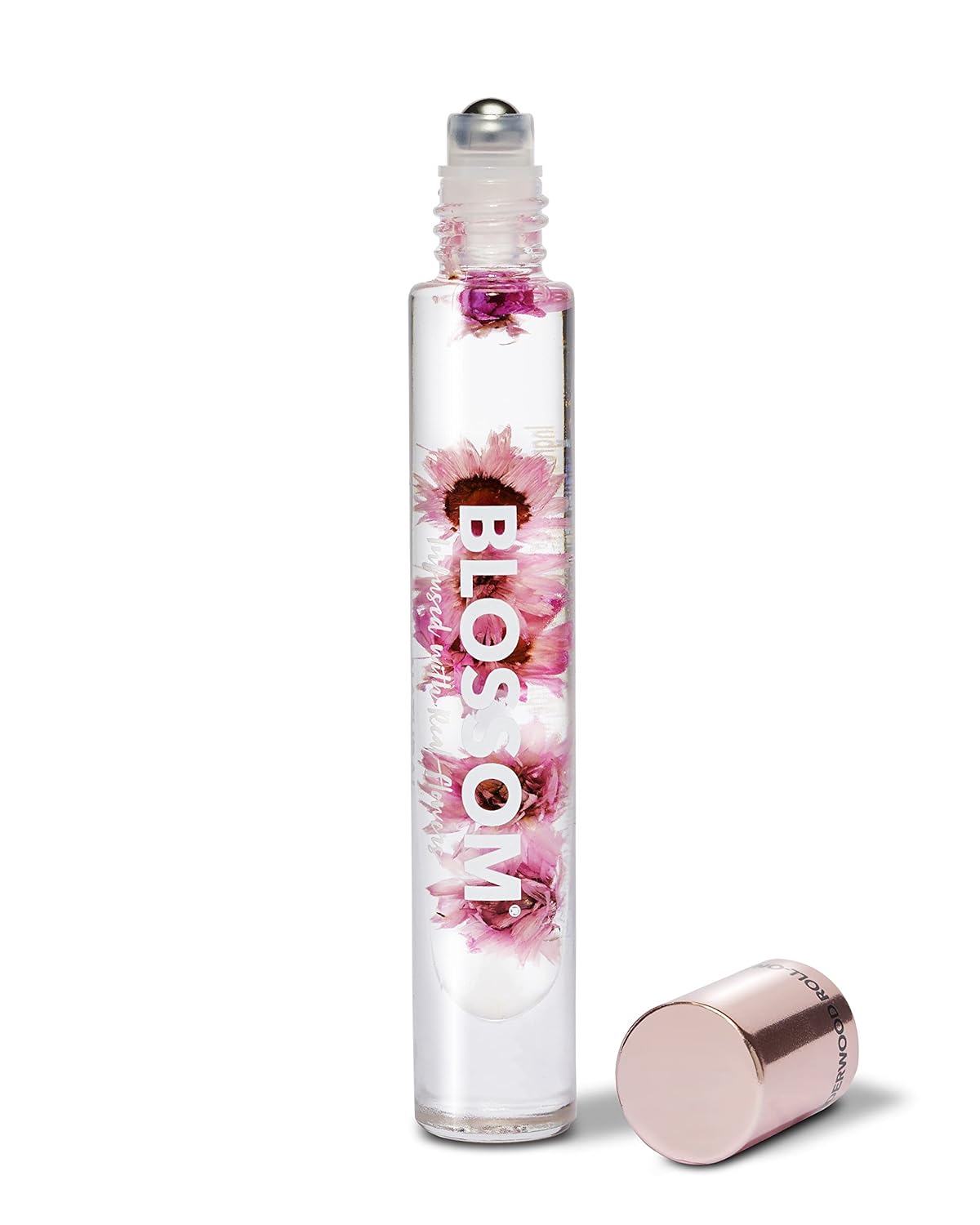 Blossom Roll-On Perfume Oil - Natural Essential Oils & Real Flowers | 2-Pack Lavenderwood & Afleurdesiac
